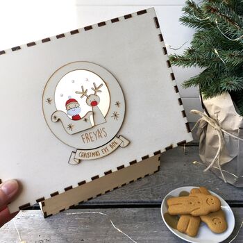 Personalised Cute Santa Christmas Eve Box, 4 of 4