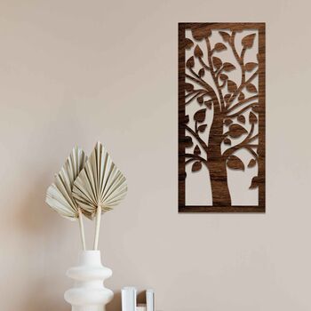 Contemporary Wooden Tree Branch Wall Art Home Decor, 5 of 12