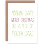 Folded Card Funny Cheeky Christmas Card, thumbnail 1 of 4