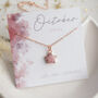 Pink Opal Star Necklace, thumbnail 2 of 11