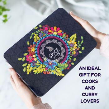 Curry Indian Spice Gift Set With Easy Indian Cookbook, 9 of 12