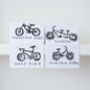 Personalised Bike Print With Bespoke Map And Photo, thumbnail 5 of 7