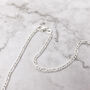 925 Sterling Silver Initial Fancy Script Necklace, thumbnail 5 of 7