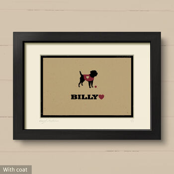 Personalised Border Terrier Print For One Or Two Dogs, 5 of 10