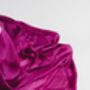 100% Mulberry Silk Scarf, Magenta, Fuchsia, thumbnail 5 of 6