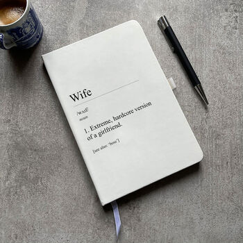 Funny Husband/Wife Alternative Definition Notebook, 5 of 6