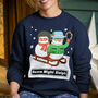 Unisex Oasis Christmas Jumper, thumbnail 1 of 4