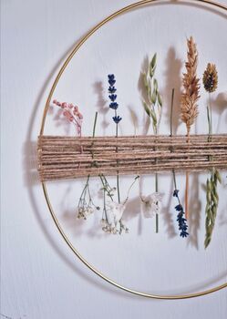 Nude, Dried Flower Hoop, 2 of 4