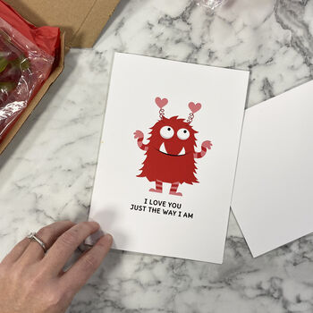 Funny Monster Valentine's Card, 3 of 3