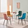 Modern Velvet Dining Chair Set: Upholstered Kitchen, thumbnail 1 of 6