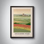 Lincolnshire Wolds Aonb Travel Poster Art Print, thumbnail 1 of 8