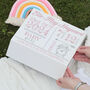 Personalised Hand Drawn Typography Baby Memory Keepsake Box, thumbnail 1 of 4