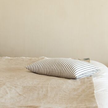 Hikari Large Stripe Cotton Cushion, 7 of 7