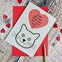 Personalised Cat Fur Baby Birthday Card, thumbnail 3 of 3