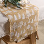 Magic Of Christmas Jute Table Runner, thumbnail 1 of 4