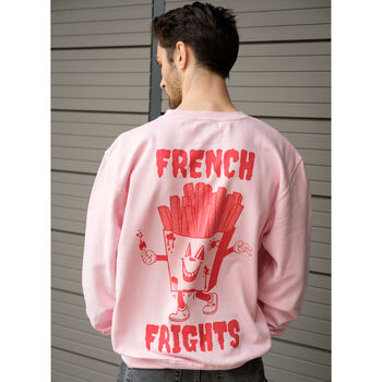 French Frights Men's Slogan Sweatshirt, 5 of 9