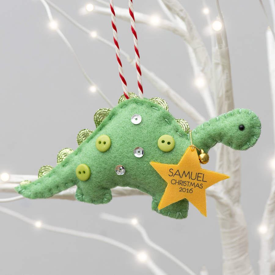 Baby s First Christmas Dinosaur Tree Decoration