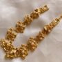 Vintage 1980s Chunky Gold Plated Bracelet, thumbnail 2 of 3