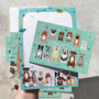 Dog Breeds Stationery Bundle, A5 Notepad And Six Folded Cards And Envelopes, thumbnail 2 of 7