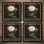 Personalised Bar Runner And Coasters Rose And Thistle, thumbnail 3 of 8