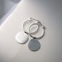 Sterling Silver Omega Drop Earrings, thumbnail 1 of 8