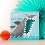 Laser Cut Shark Birthday Card, thumbnail 4 of 5