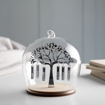 Personalised Anniversary Family Tree Dome Decoration, 5 of 11