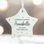 Personalised Gcse Exams Congratulations Porcelain Star Keepsake Gift, thumbnail 3 of 5