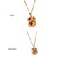 Lichen Pendant Gold Vermeil Plated Birthstone Necklace, thumbnail 6 of 12