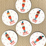 Personalised Christmas Elf Place Setting Coasters, thumbnail 1 of 2