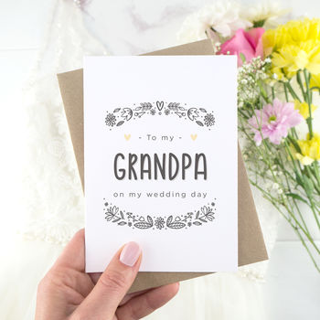 To My Grandparents Wedding Day Card, 5 of 9