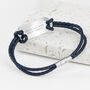 Personalised Men's Infinity Statement Leather Bracelet, thumbnail 3 of 12