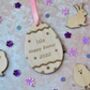Personalised Easter Egg Hanging Decoration, thumbnail 2 of 2