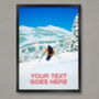 Personalised Skiing Art Print, thumbnail 1 of 7