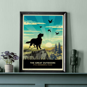 Scenic Golden Retriever Limited Edition Gift Print, 4 of 11