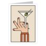 Martini Cocktail Greeting Card, thumbnail 1 of 2