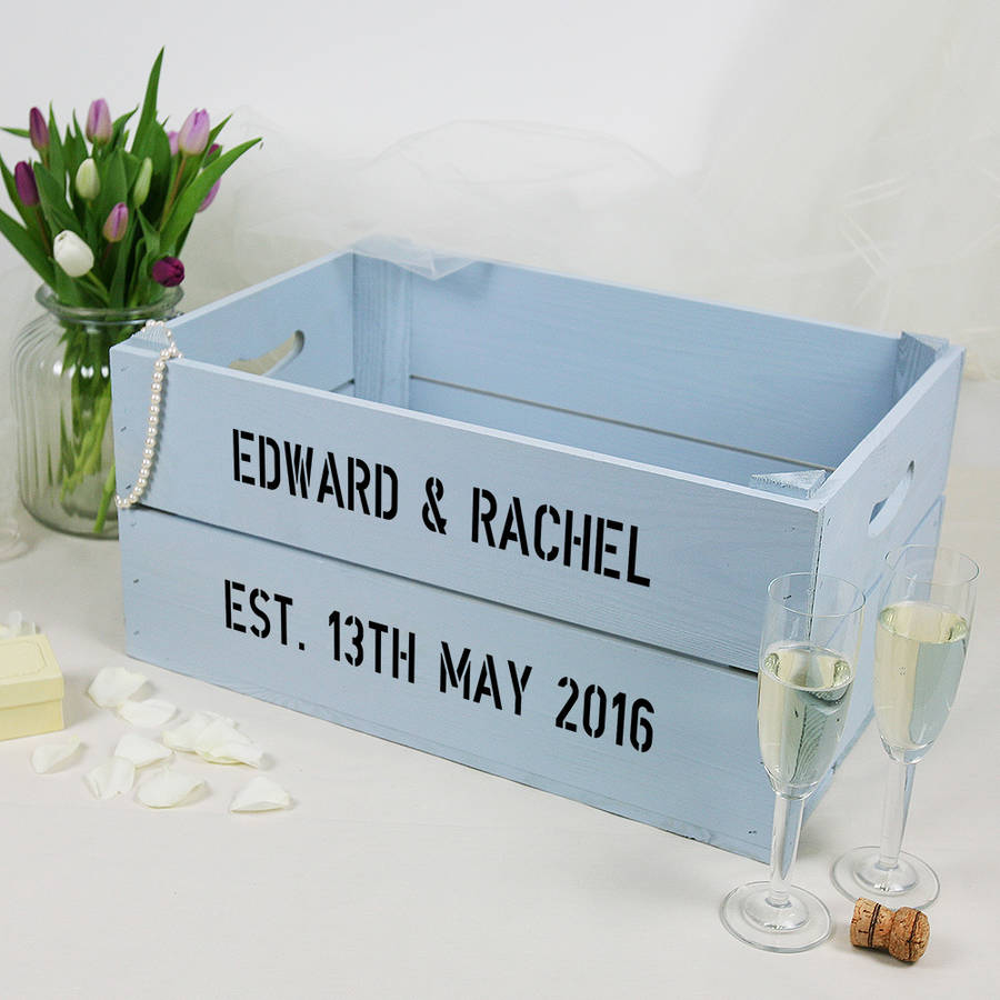 Personalised Wedding Crate, 1 of 7