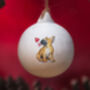 French Bulldog Ceramic Round Bauble, thumbnail 1 of 5