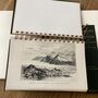 'Coasts Of Devon' Upcycled Notebook, thumbnail 6 of 6