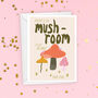 Cute Mushroom Valentine's Card, thumbnail 3 of 5