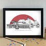 Weston Super Mare Skyline Art Print Unframed, thumbnail 3 of 6