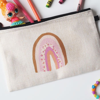 Personalised Rainbow Pencil Case Pouch, 5 of 5