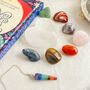 Seven Chakra Stones With Heart Selenite Bowl, thumbnail 5 of 5