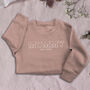 Personalised 'Mummy' Embroidered Family Sweatshirt, thumbnail 1 of 10