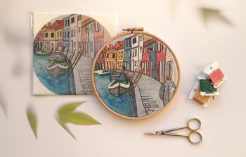 Canal Walk Hand Embroidery Pattern Set, 2 of 8
