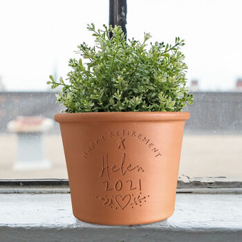 Personalised Handwritten Gardeners Pot, 8 of 10