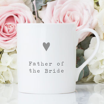Father Of The Bride Teacup And Saucer Wedding Gift, 2 of 6