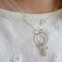 Silver Droplets Necklace, thumbnail 5 of 5