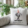 Personalised Great Dane Birthday Congratulations Party Cushion, thumbnail 1 of 2