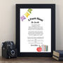 Personalised Poem Print End Of Term Gift For Teacher, thumbnail 2 of 8